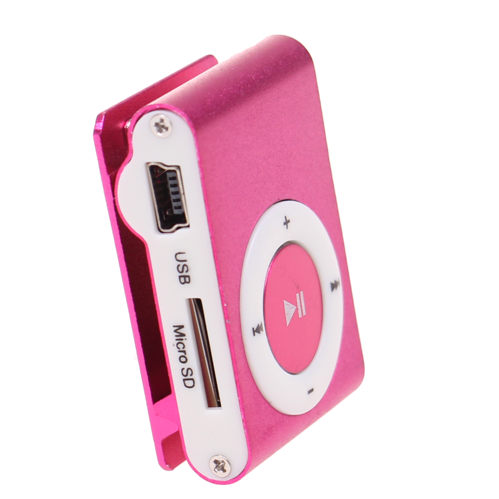 Kompaktní MP3 přehrávač růžový - náhľad 3