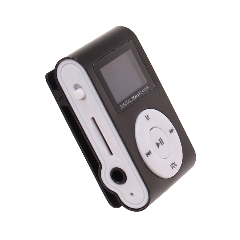 Mini MP3 přehrávač s displejem černý - náhľad 3