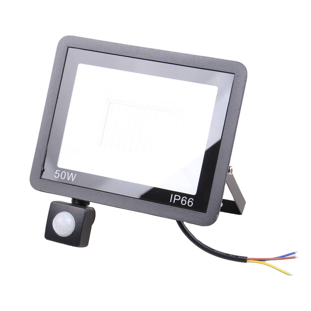 LED reflektor s pohybovým čidlem 50 W IP66 - náhľad 1