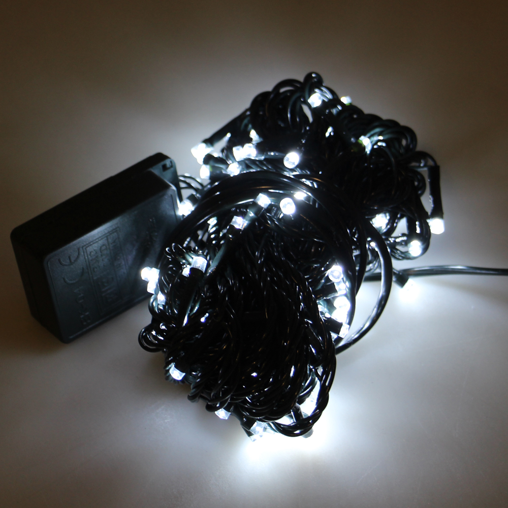 Vánoční LED světelný řetěz V8F50 bílý - náhľad 3
