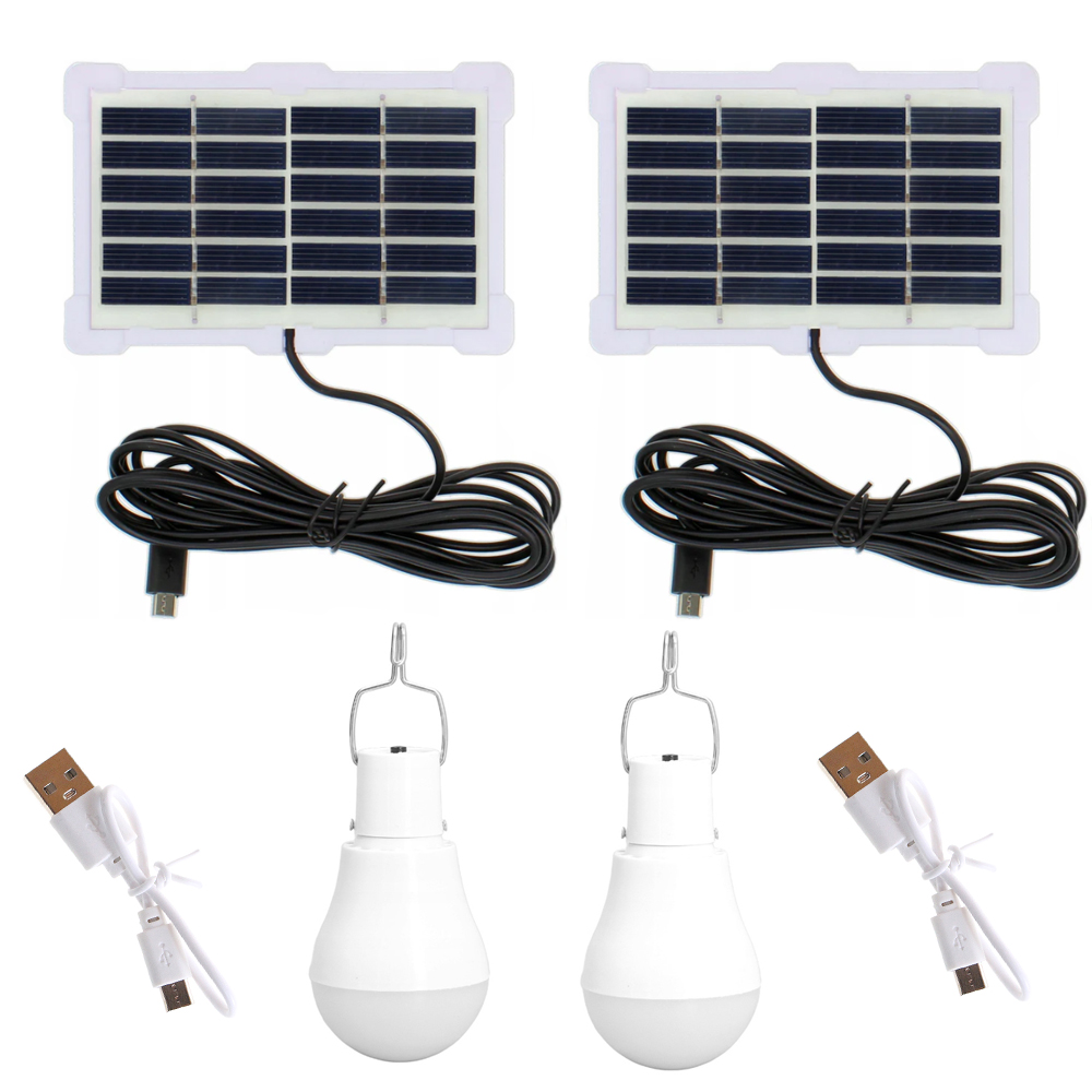 Sada 2 kusů solárních žárovek 20 W - náhľad 2