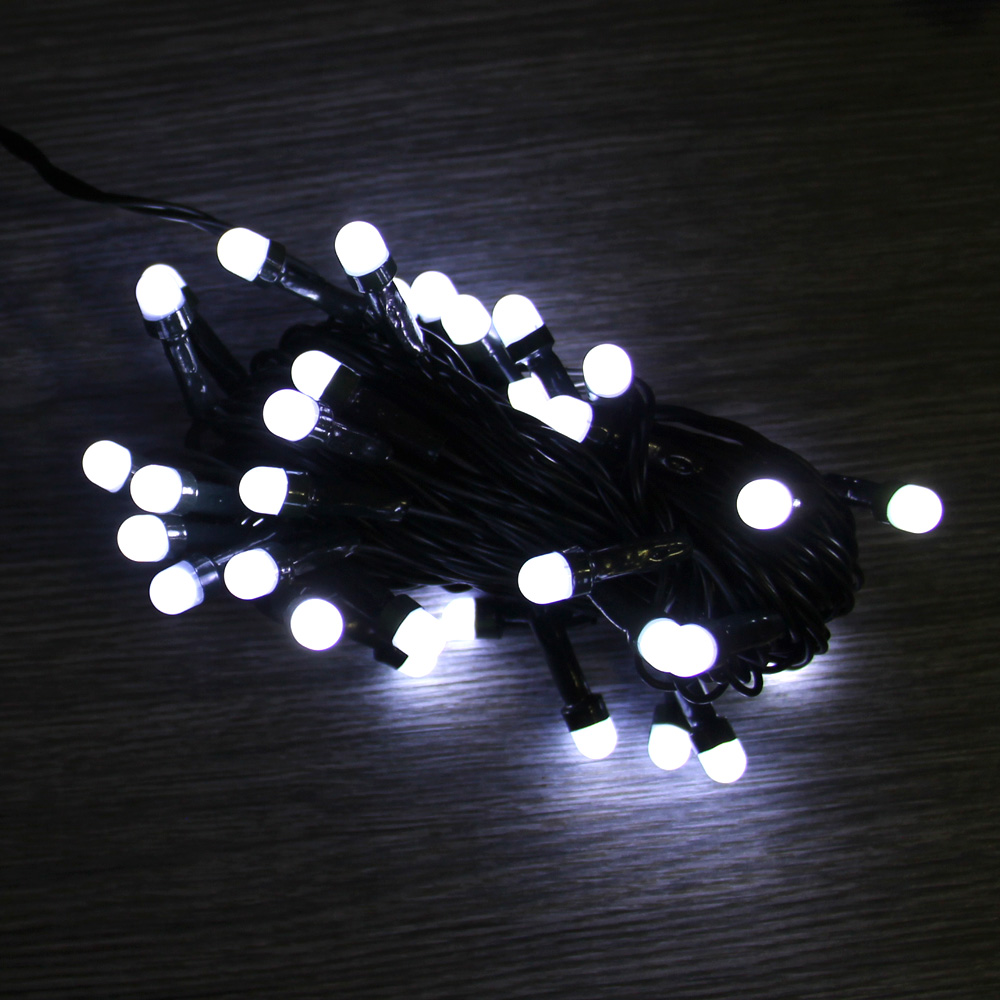 LED světelný řetěz studená bílá - náhľad 2