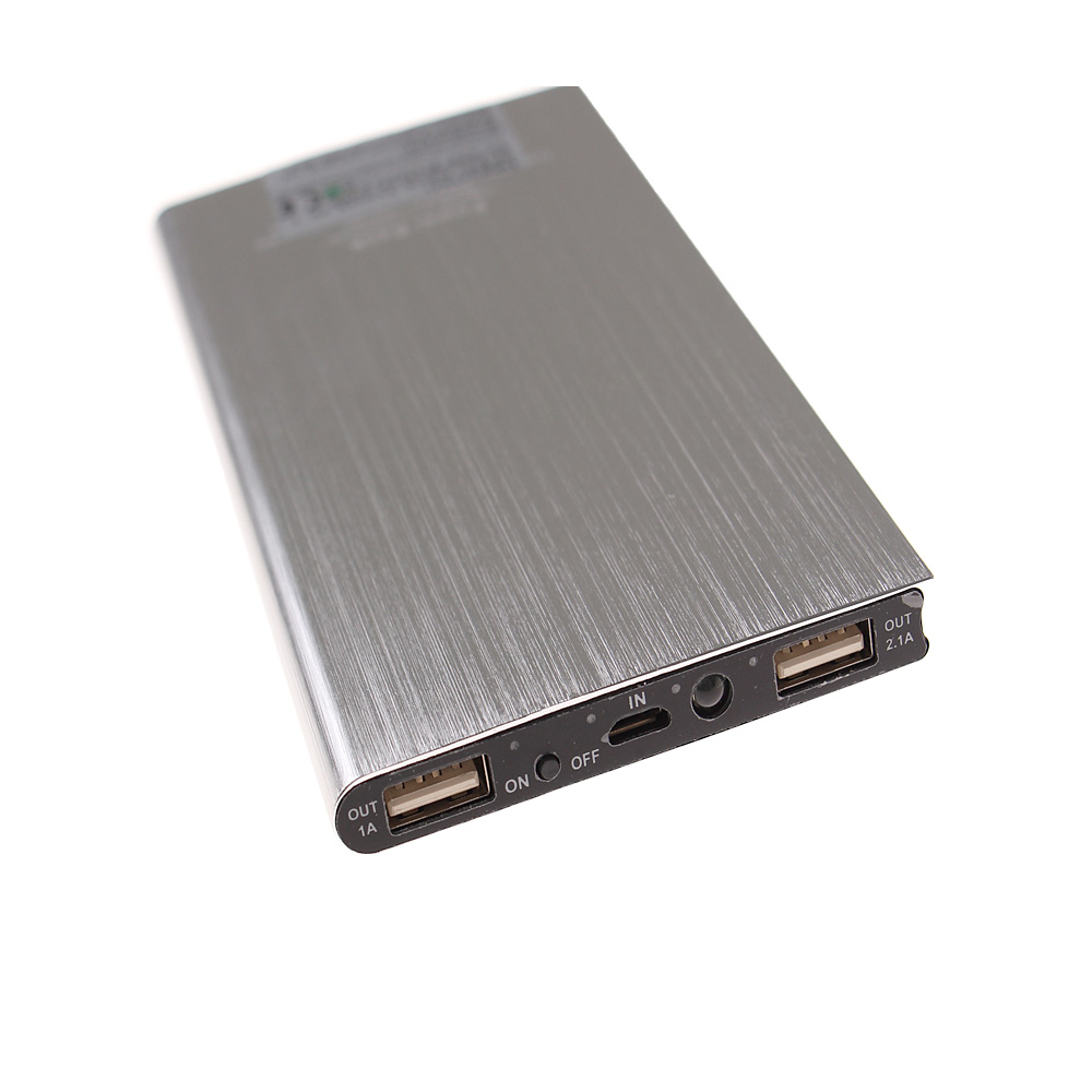 Powerbanka 20 000 mAh stříbrná - náhľad 2