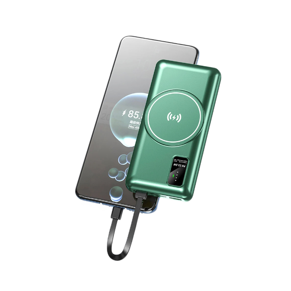 Rychlonabíjecí powerbanka 20000mAh zelená - náhľad 4