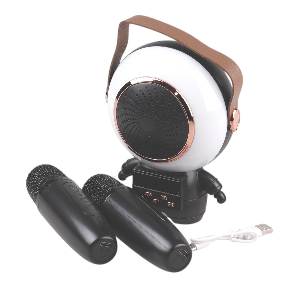 Bezdrátový karaoke astronaut černý - náhľad 1