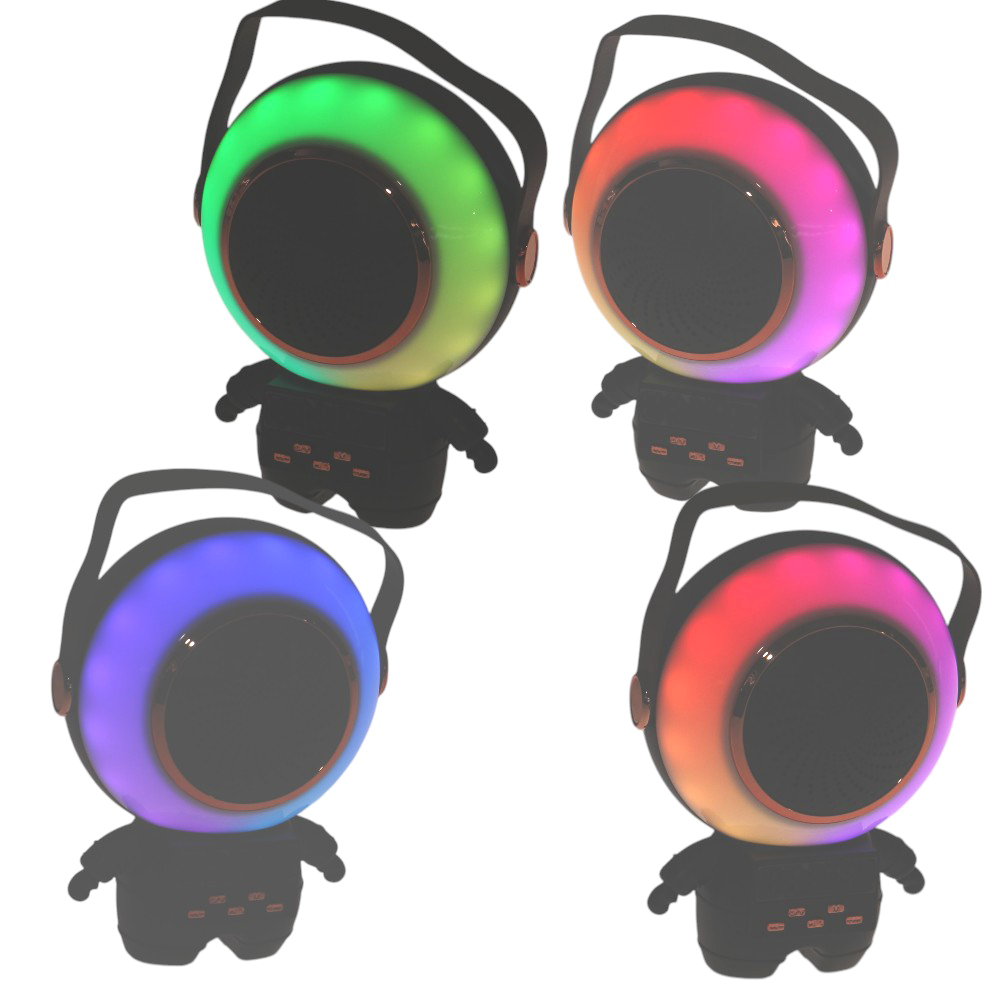 Bezdrátový karaoke astronaut černý - náhľad 4