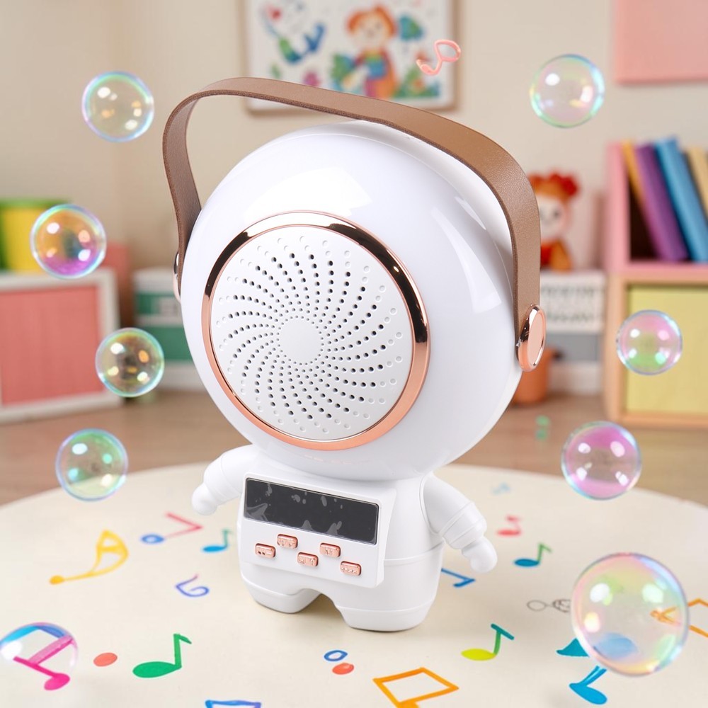 Bezdrátový karaoke astronaut bílý - náhľad 5