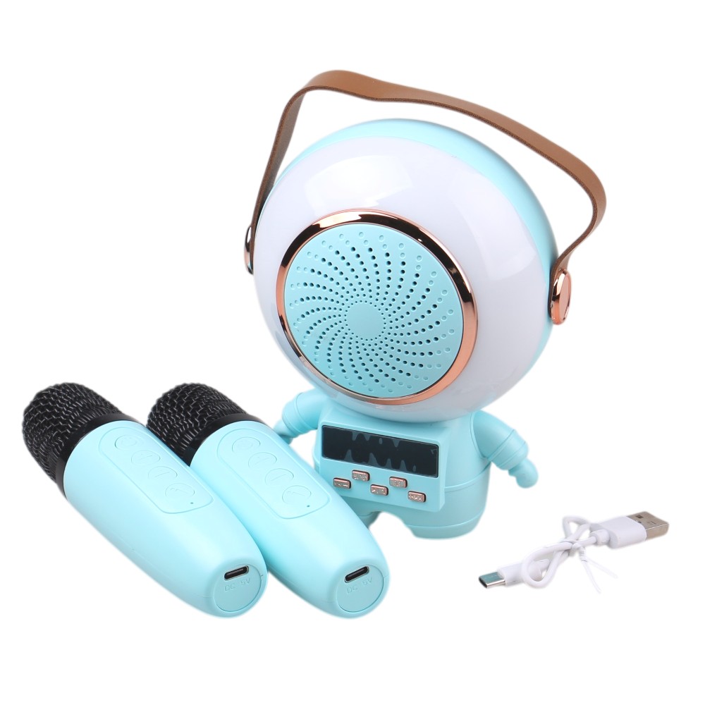 Bezdrátový karaoke astronaut modrý - náhľad 1