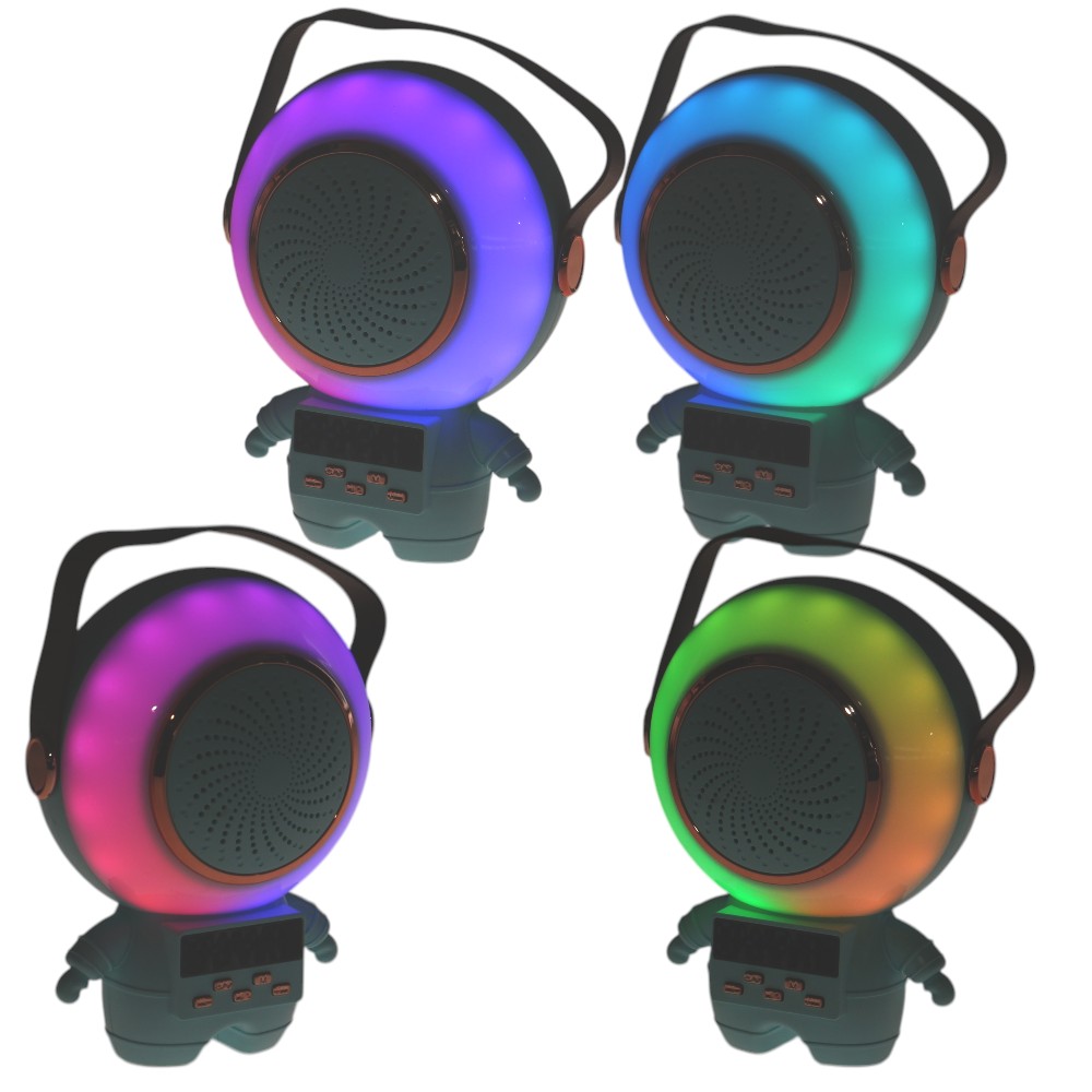 Bezdrátový karaoke astronaut modrý - náhľad 5