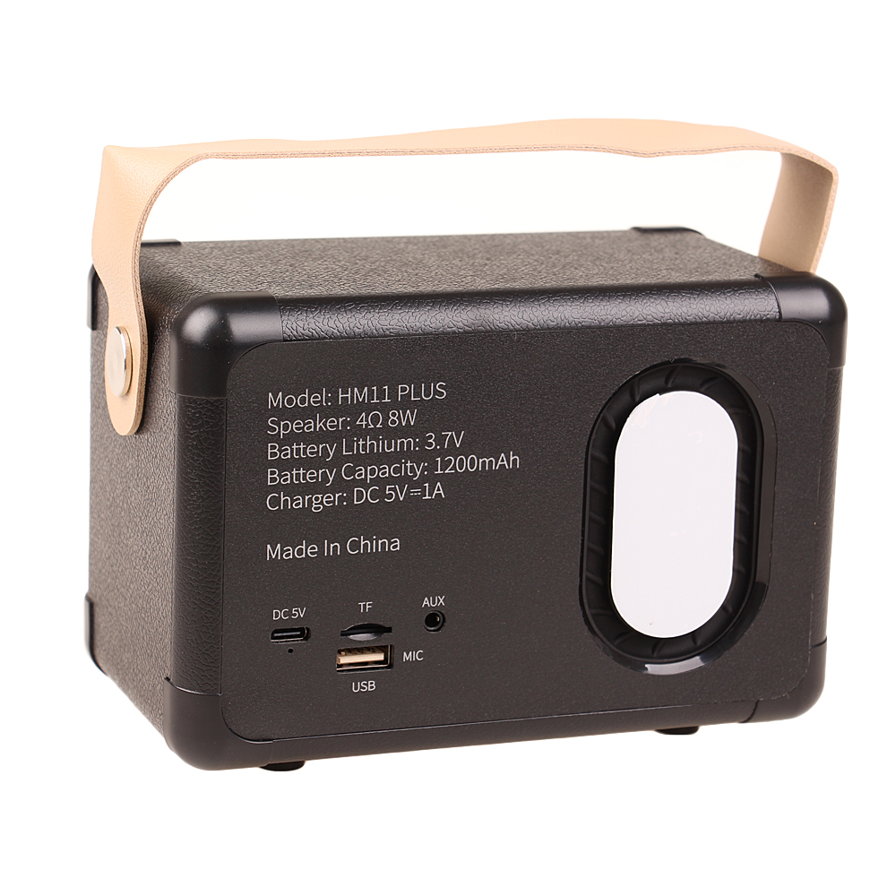 Bluetooth Retro radio HM11 PLUS černé - náhľad 3