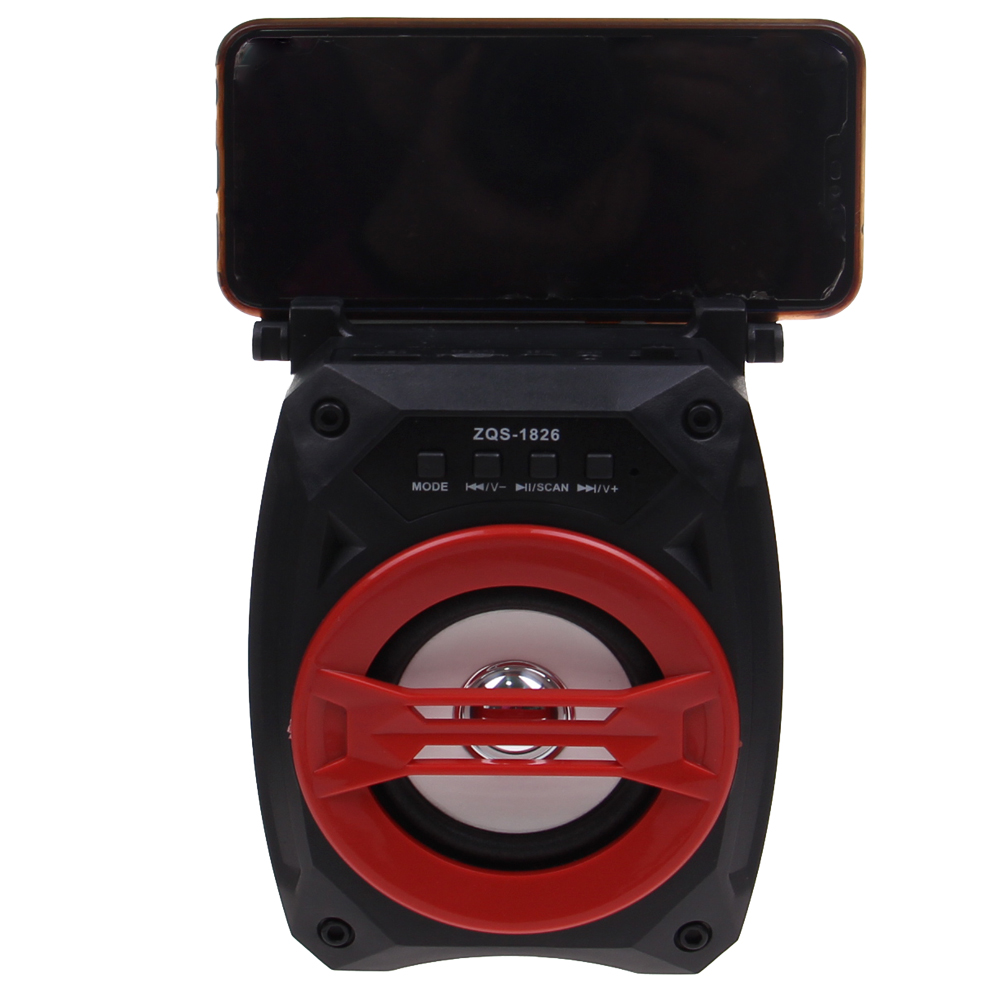 Bluetooth reproduktor ZQS-1826 červený - náhľad 4
