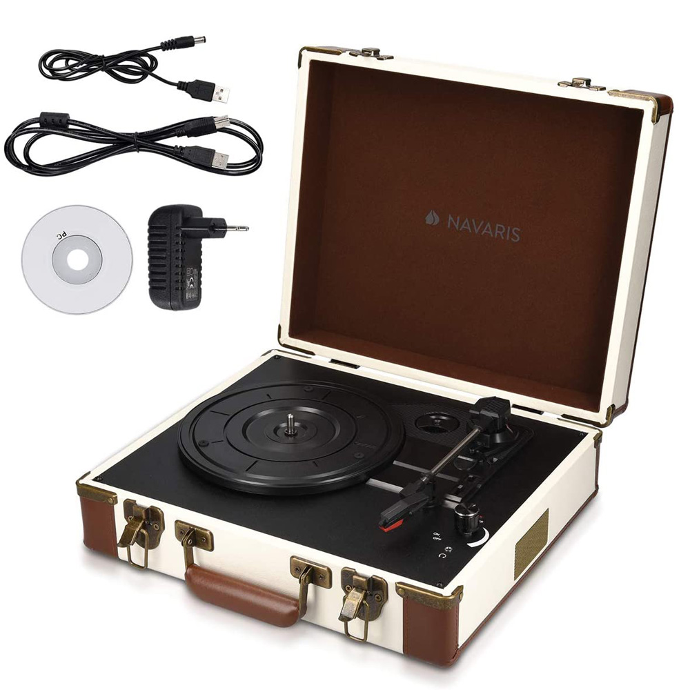 Gramofon v retro kufříku - náhľad 2