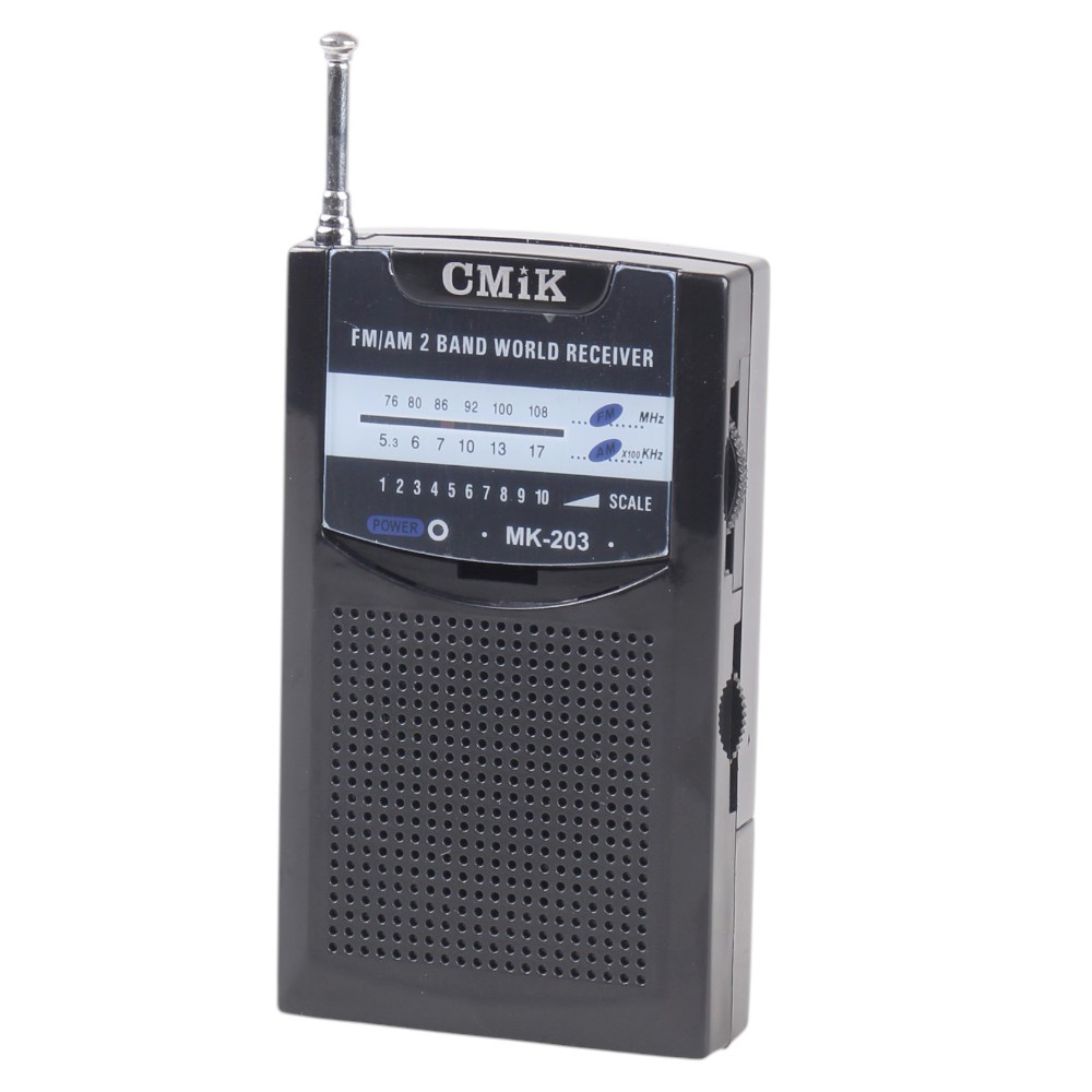 Mini přenosné dvoupásmové rádio - náhľad 4