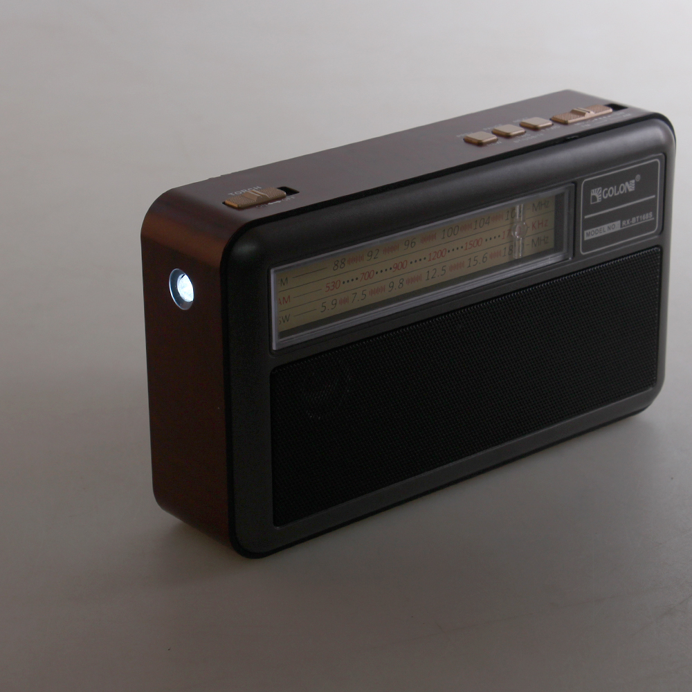 Přenosné 3pásmové solární rádio X-BASS šedé - náhľad 4