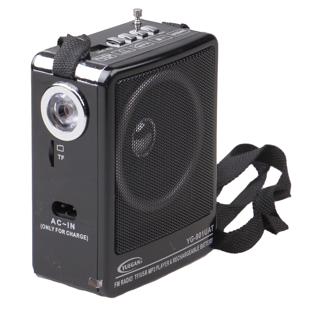 Přenosné rádio YG-901UAT černé - náhľad 4