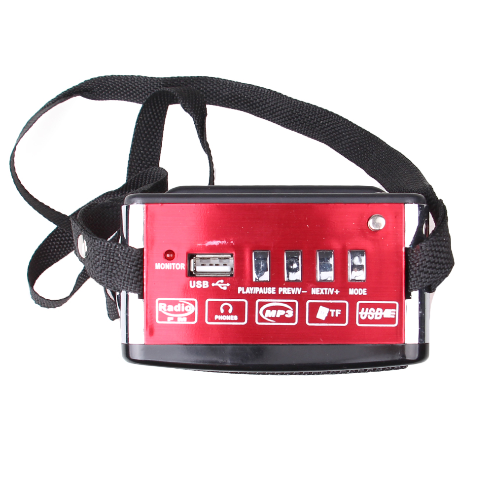 Přenosné rádio YG-901UAT červené - náhľad 2