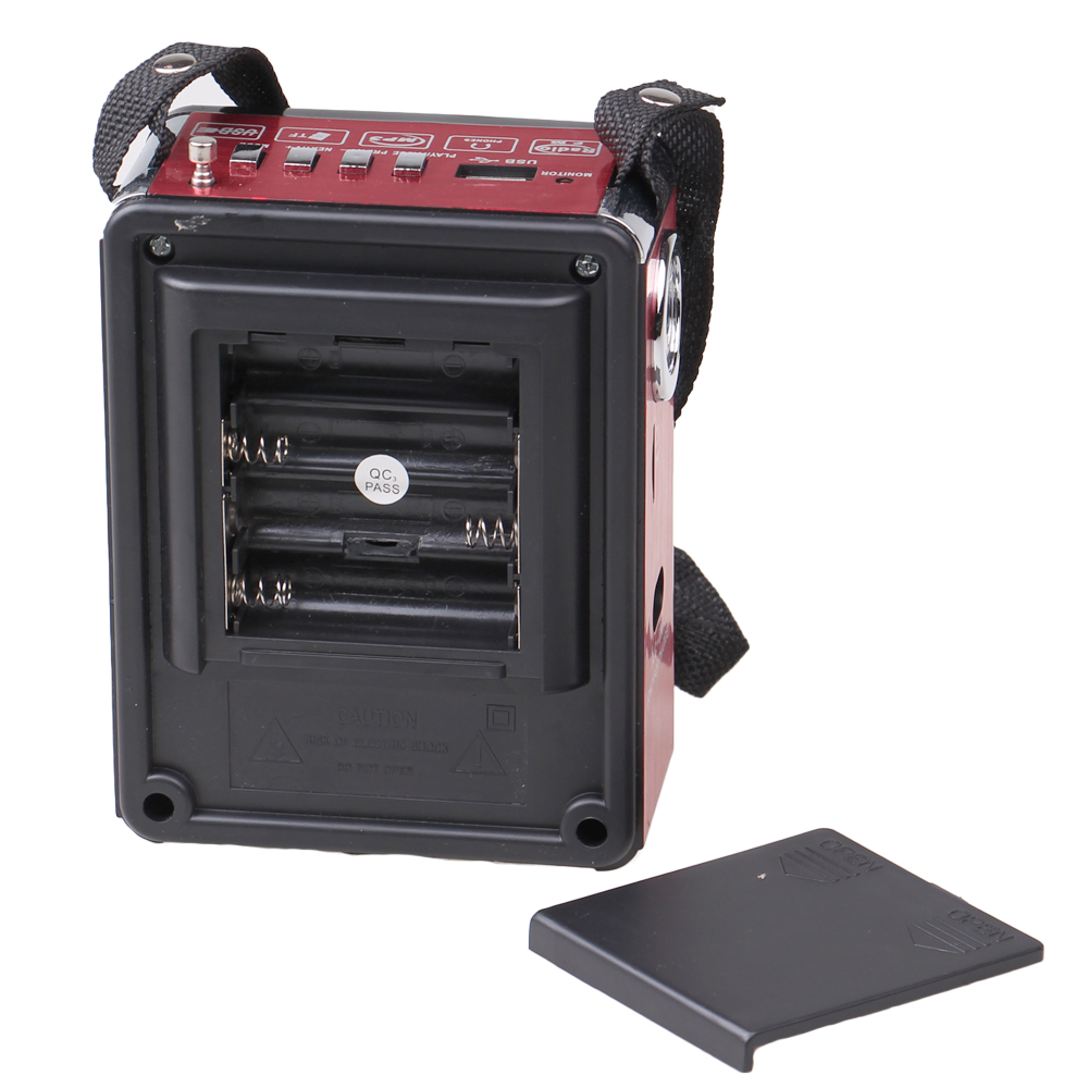 Přenosné rádio YG-901UAT červené - náhľad 4