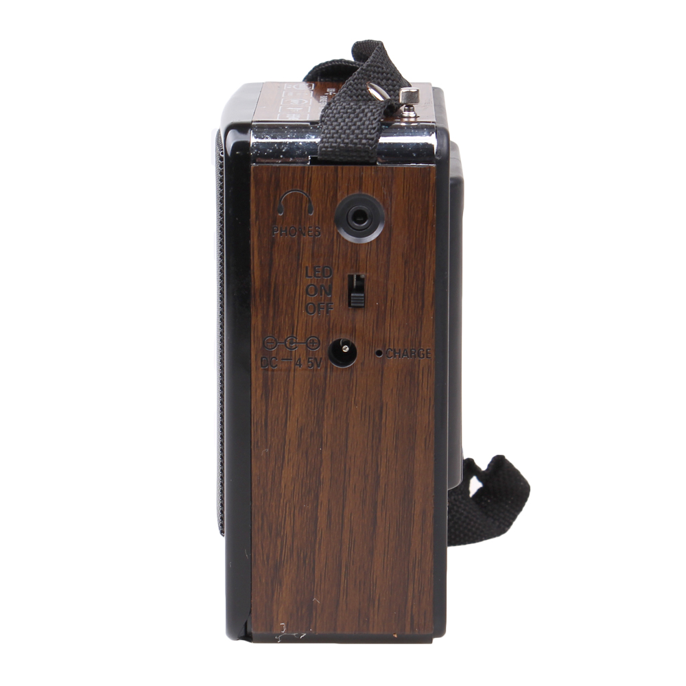 Přenosné rádio YG-901UAT hnědé - náhľad 3