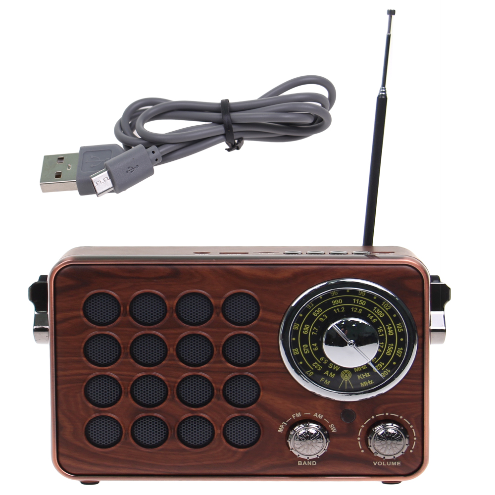 Přenosné retro rádio MK-613  - náhľad 2