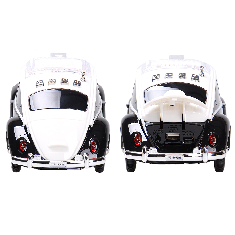 Reproduktor retro autíčko Taxi černé WS-1958BT  - náhľad 4