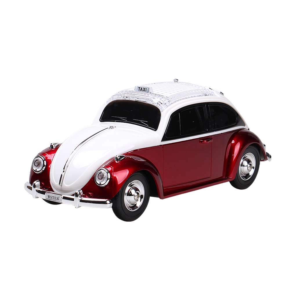 Reproduktor retro autíčko Taxi červené WS-1958BT  - náhľad 1