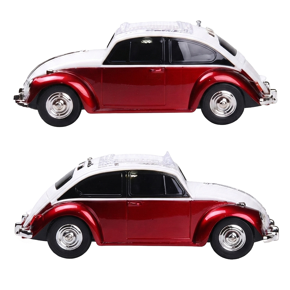 Reproduktor retro autíčko Taxi červené WS-1958BT  - náhľad 3