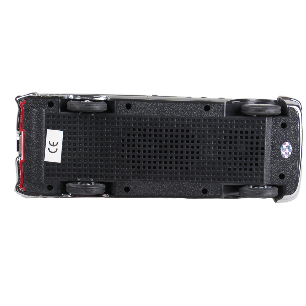 Reproduktor retro auto černo-červené - náhľad 4