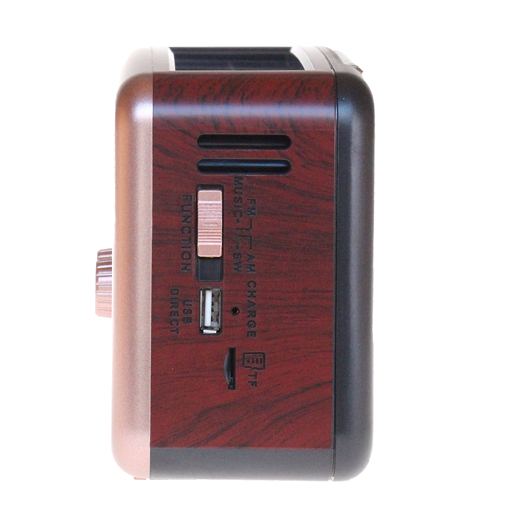 Reproduktor retro rádio BT3600S růžový - náhľad 3