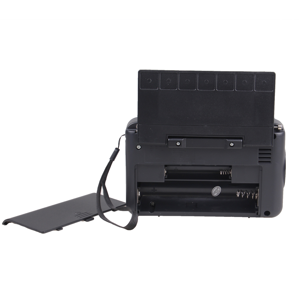 Solární 3pásmové rádio FERVENT modré - náhľad 5