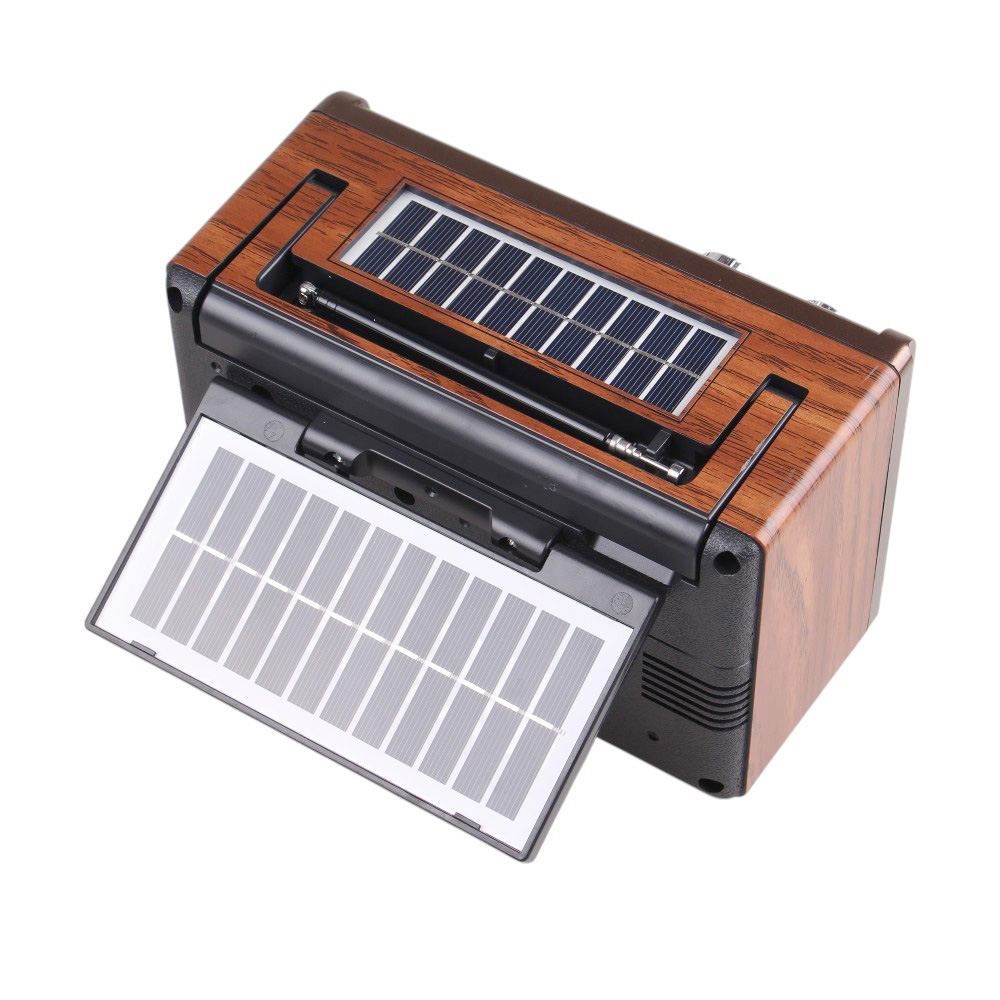 Solární 3pásmové rádio RX-2510BTS tmavě hnědé - náhľad 4