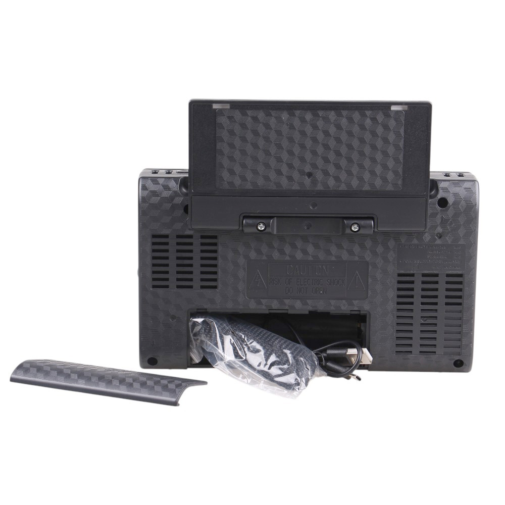 Solární přenosné rádio RX-BT3060S stříbrné - náhľad 7