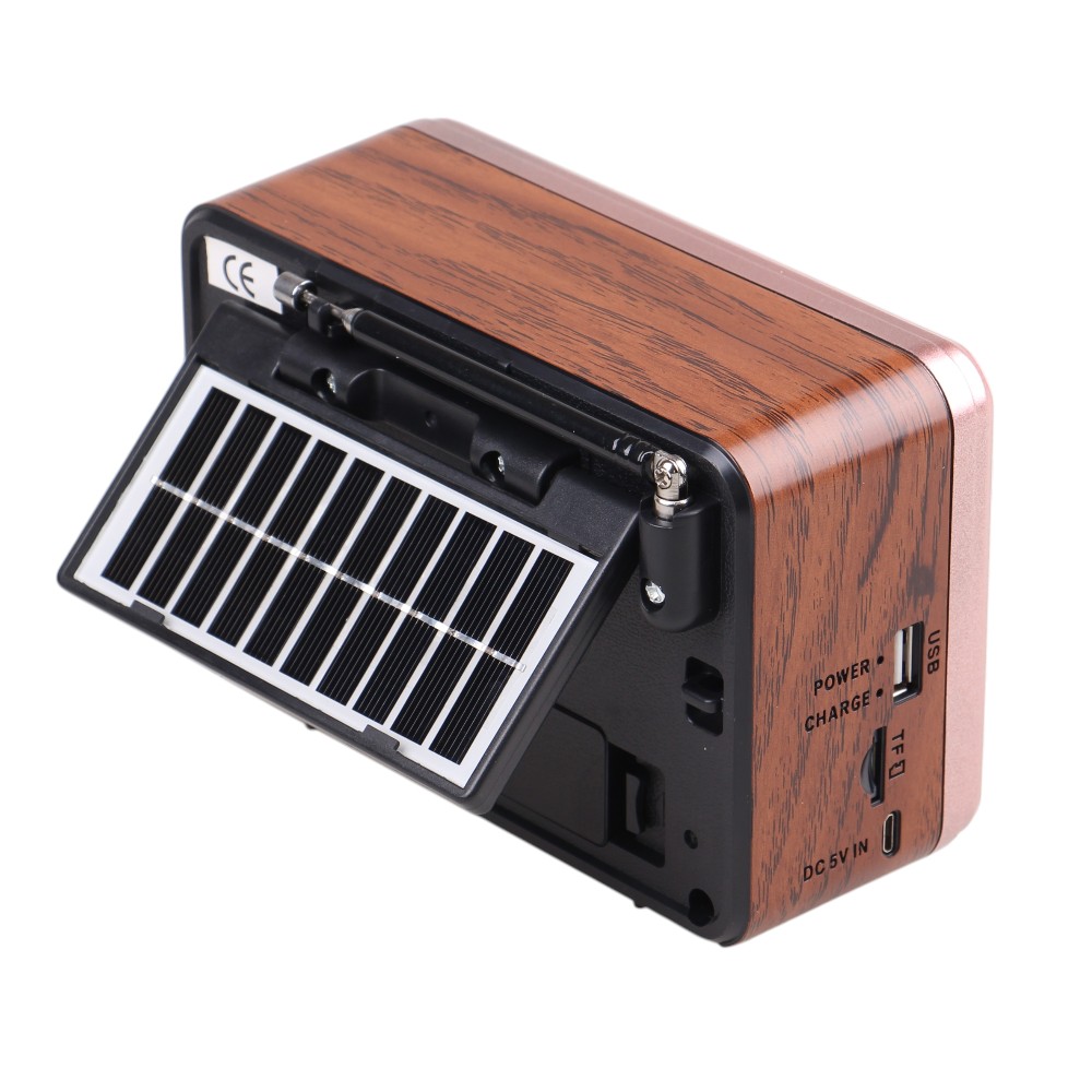 Solární přenosné rádio RX-BT7071S růžové - náhľad 4