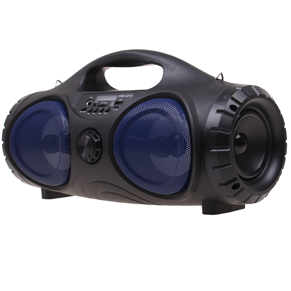 Přenosné bluetooth rádio ZQS-4215 modré - náhľad 2