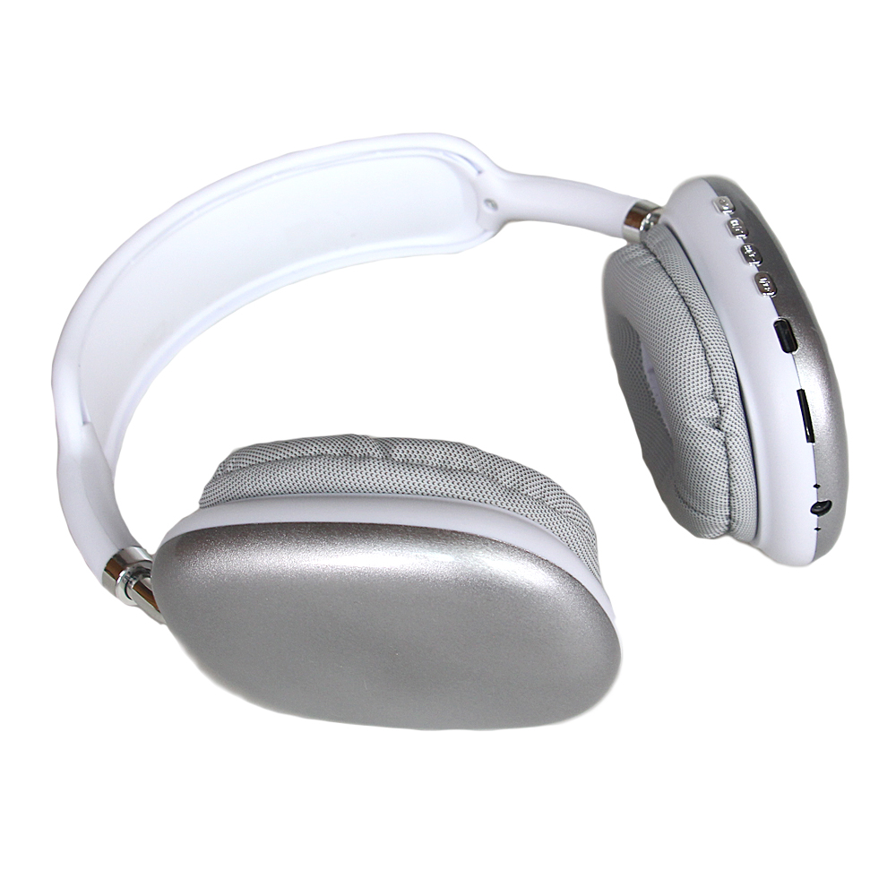 Bezdrátová sluchátka P9 šedá - náhľad 2