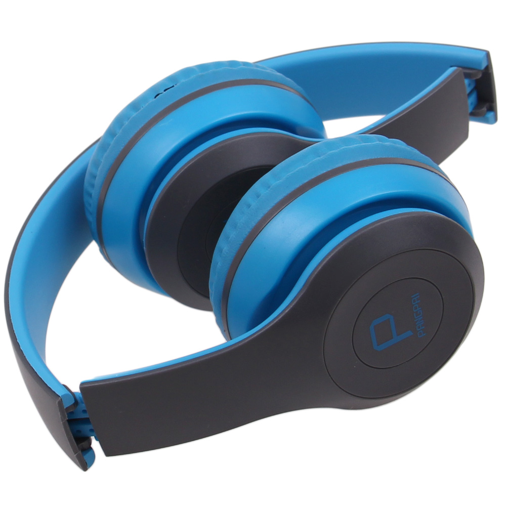 Hudební sluchátka P8047 modrá - náhľad 3