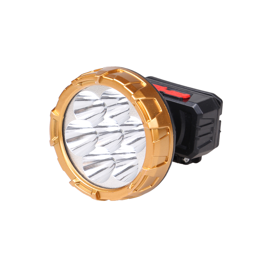 Dobíjecí LED čelovka HX208-7 zlatá - náhľad 1