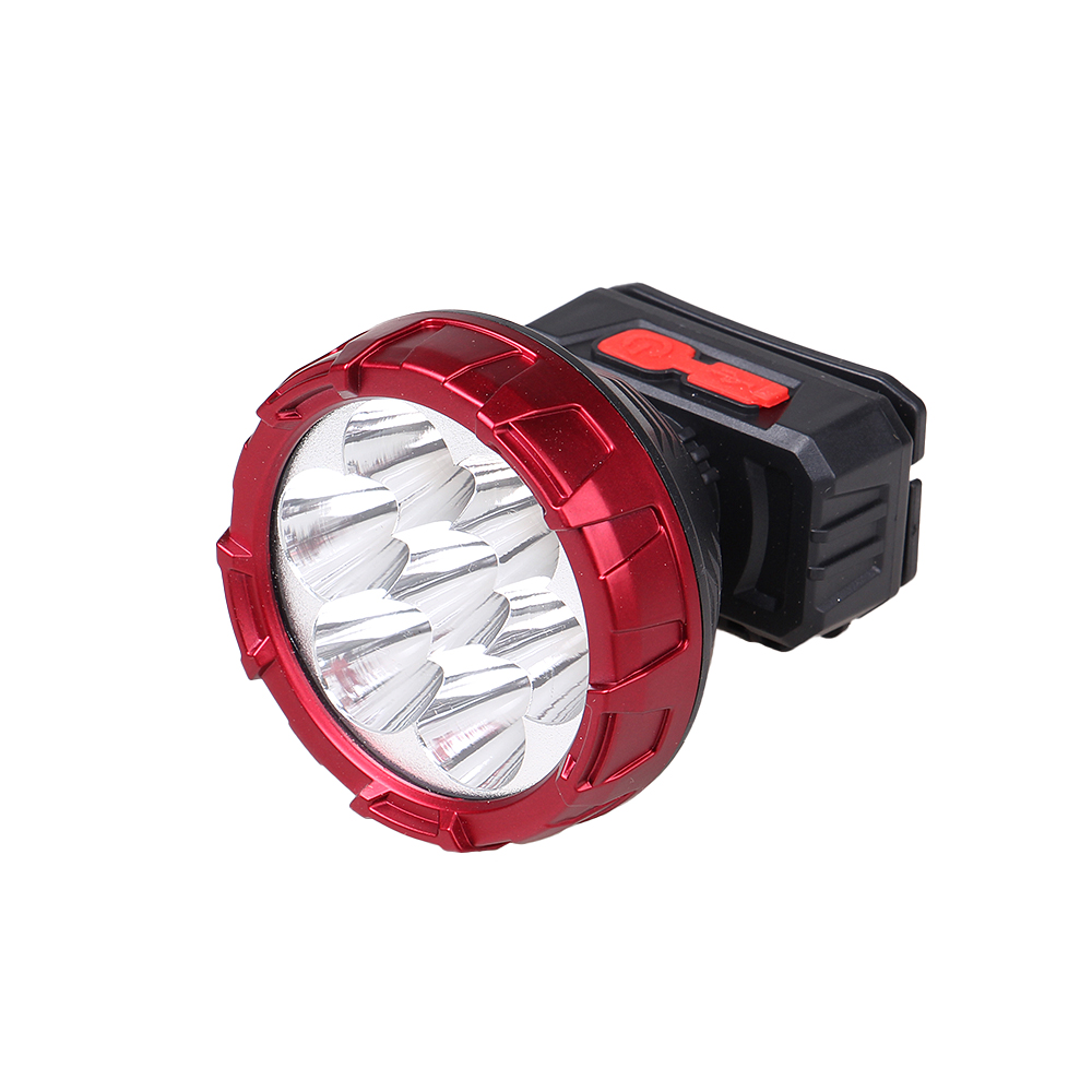Dobíjecí LED čelovka HX208-9 červená - náhľad 1