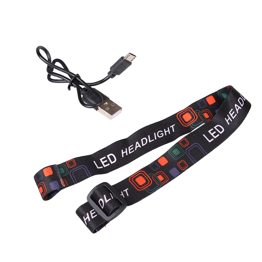 Dobíjecí LED čelovka HX208-9 červená - náhľad 4