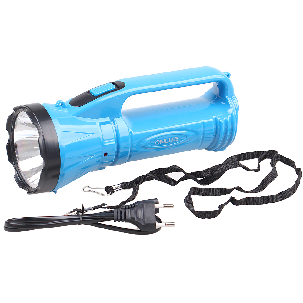 Dobíjecí LED svítilna L6363 modrá - náhľad 1