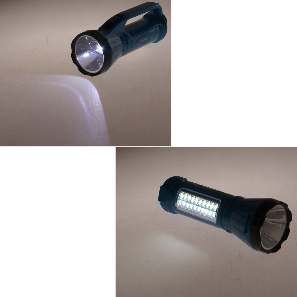 Dobíjecí LED svítilna L6363 modrá - náhľad 5