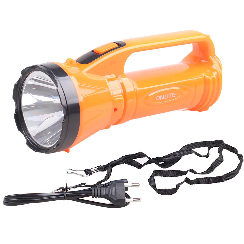 Dobíjecí LED svítilna L6363 oranžová - náhľad 1