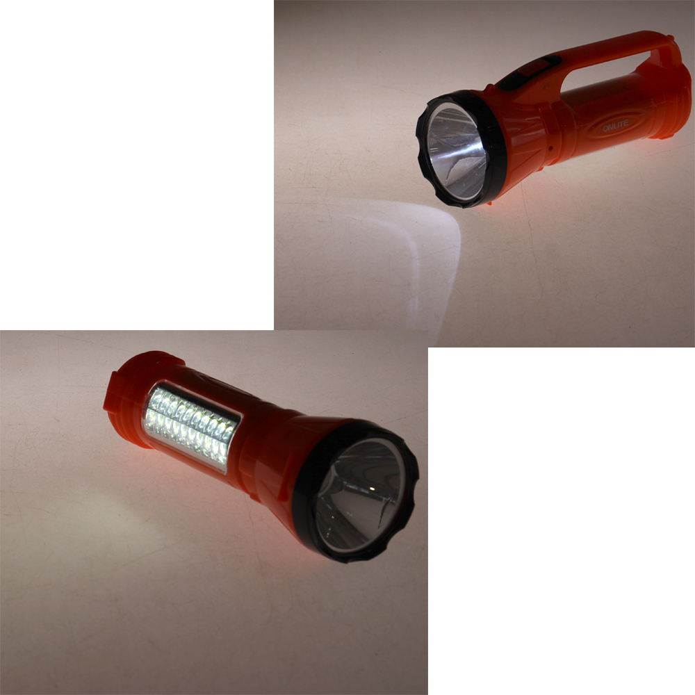 Dobíjecí LED svítilna L6363 oranžová - náhľad 5