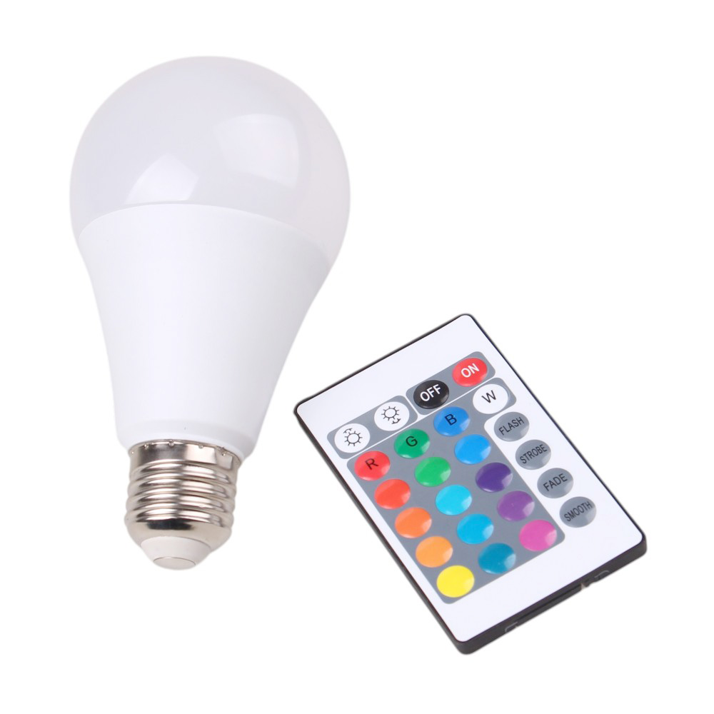LED žárovka 2v1 White + RGB  - náhľad 1