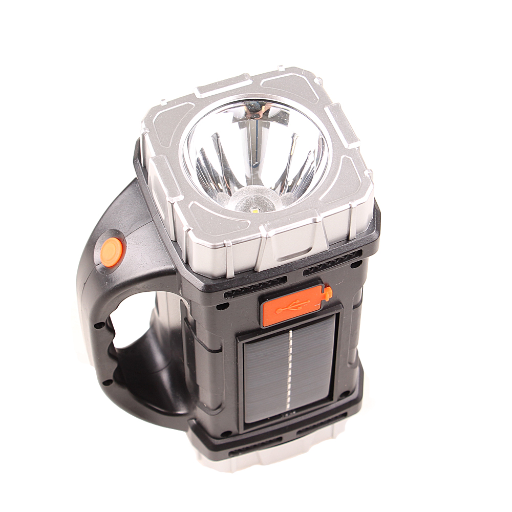Multifunkční LED svítilna GL-2289 stříbrná - náhľad 5