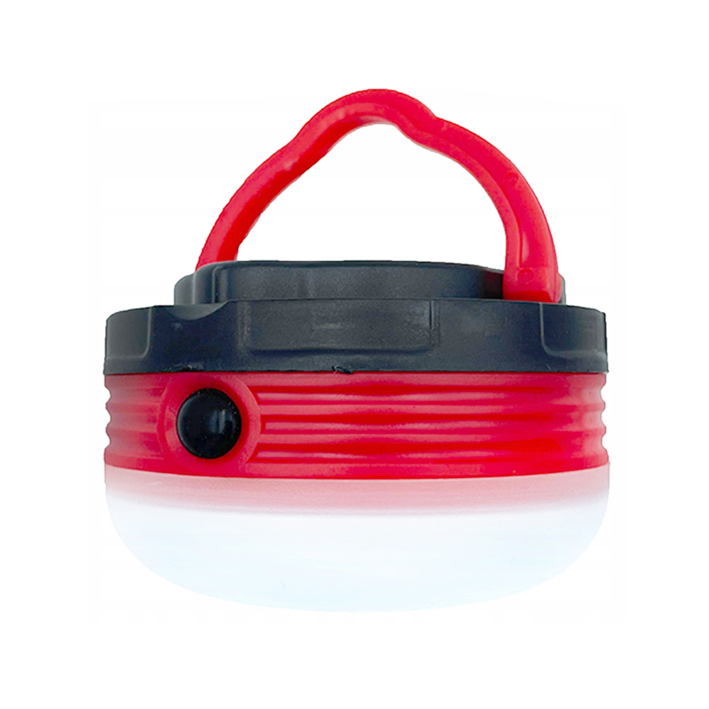 Multifunkční kempingová svítilna červená - náhľad 2