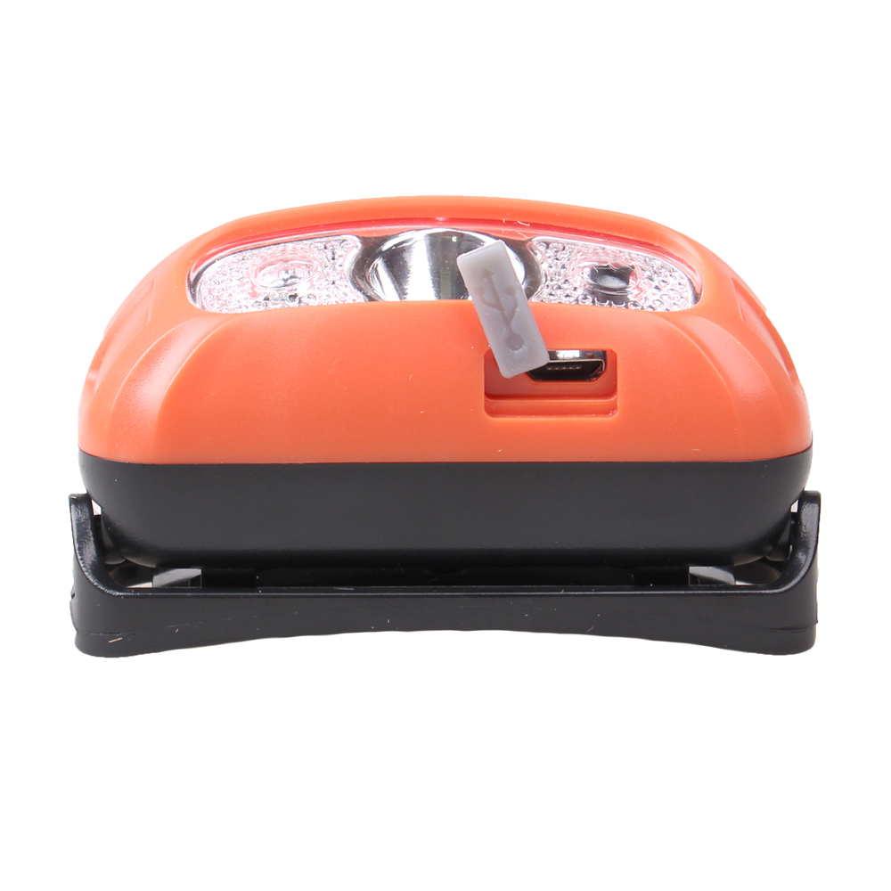 Outdoorová LED čelovka oranžová - náhľad 1