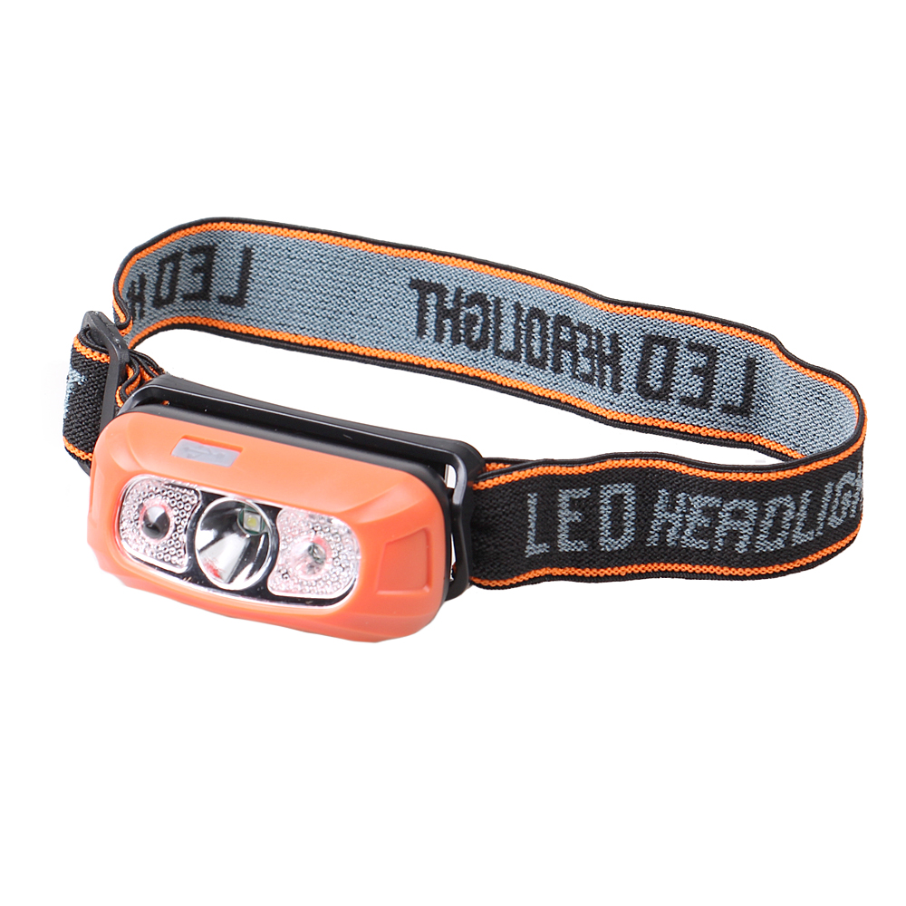 Outdoorová LED čelovka oranžová - náhľad 4