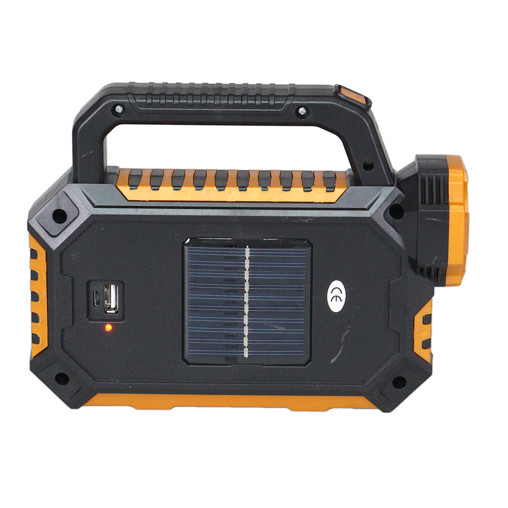 Přenosné solární světlo HS-8029 var.1 žluté - náhľad 2