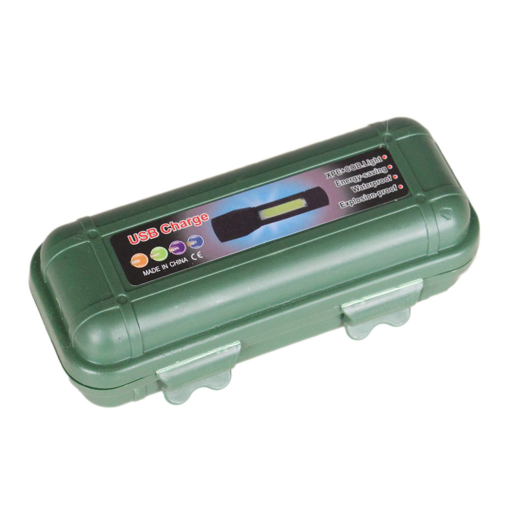 USB svítilna se zoomem maskáčová - náhľad 1