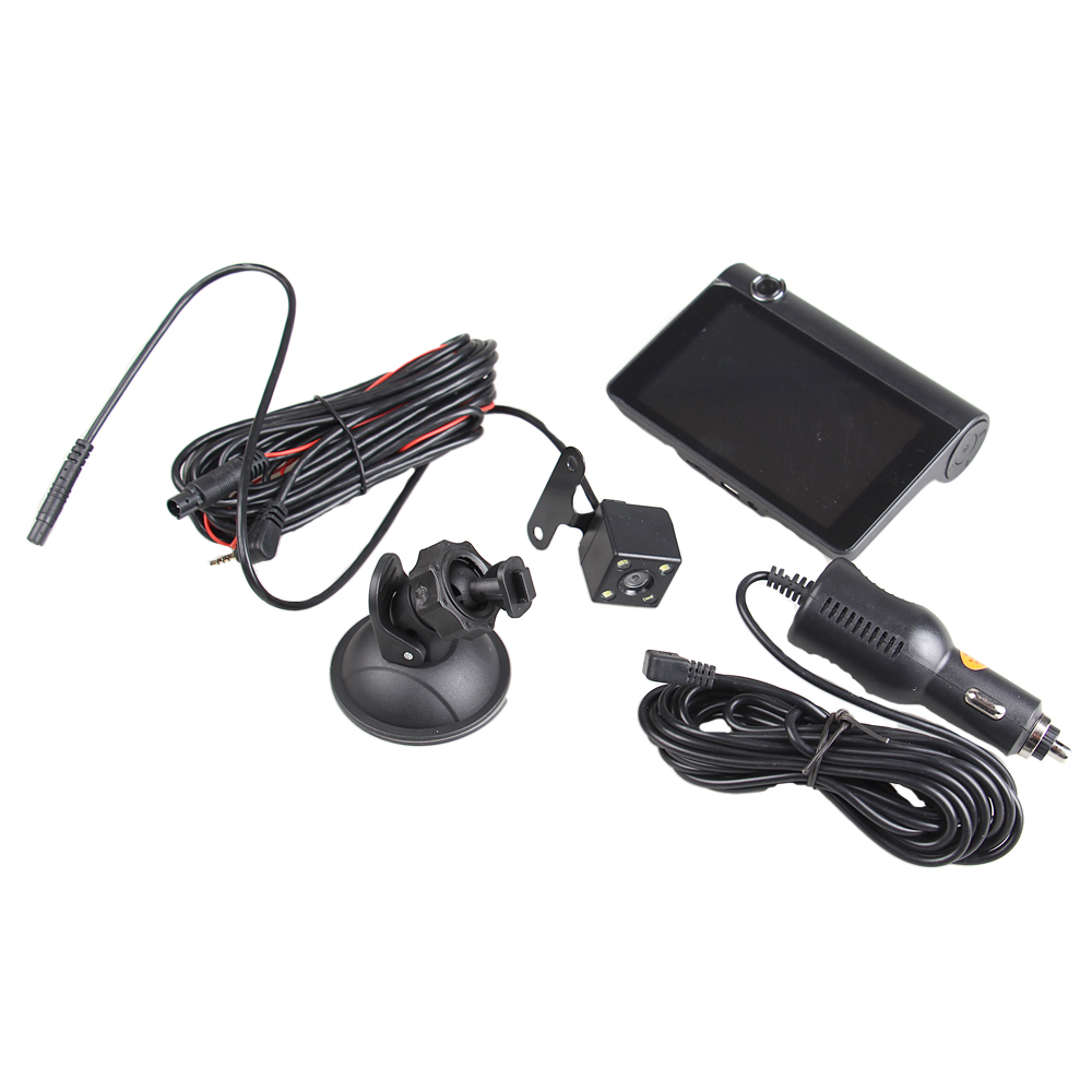 Full HD DVR autokamera se zadní kamerou - náhľad 1